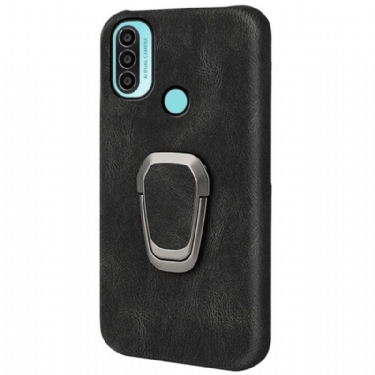 Cover Motorola Moto E20 / E30 / E40 Imiteret Læder Med Stativ