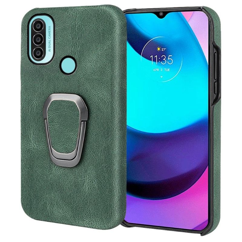 Cover Motorola Moto E20 / E30 / E40 Imiteret Læder Med Stativ