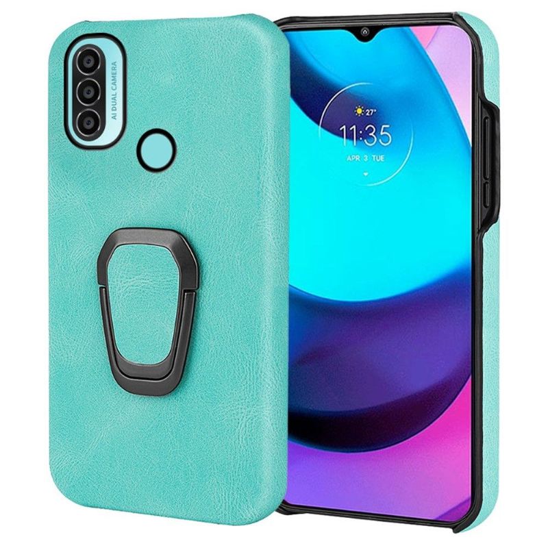 Cover Motorola Moto E20 / E30 / E40 Imiteret Læder Med Stativ