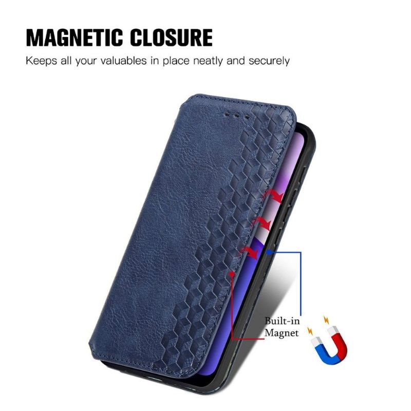 Flip Cover Motorola Moto E20 / E30 / E40 Kub Design Kortholder