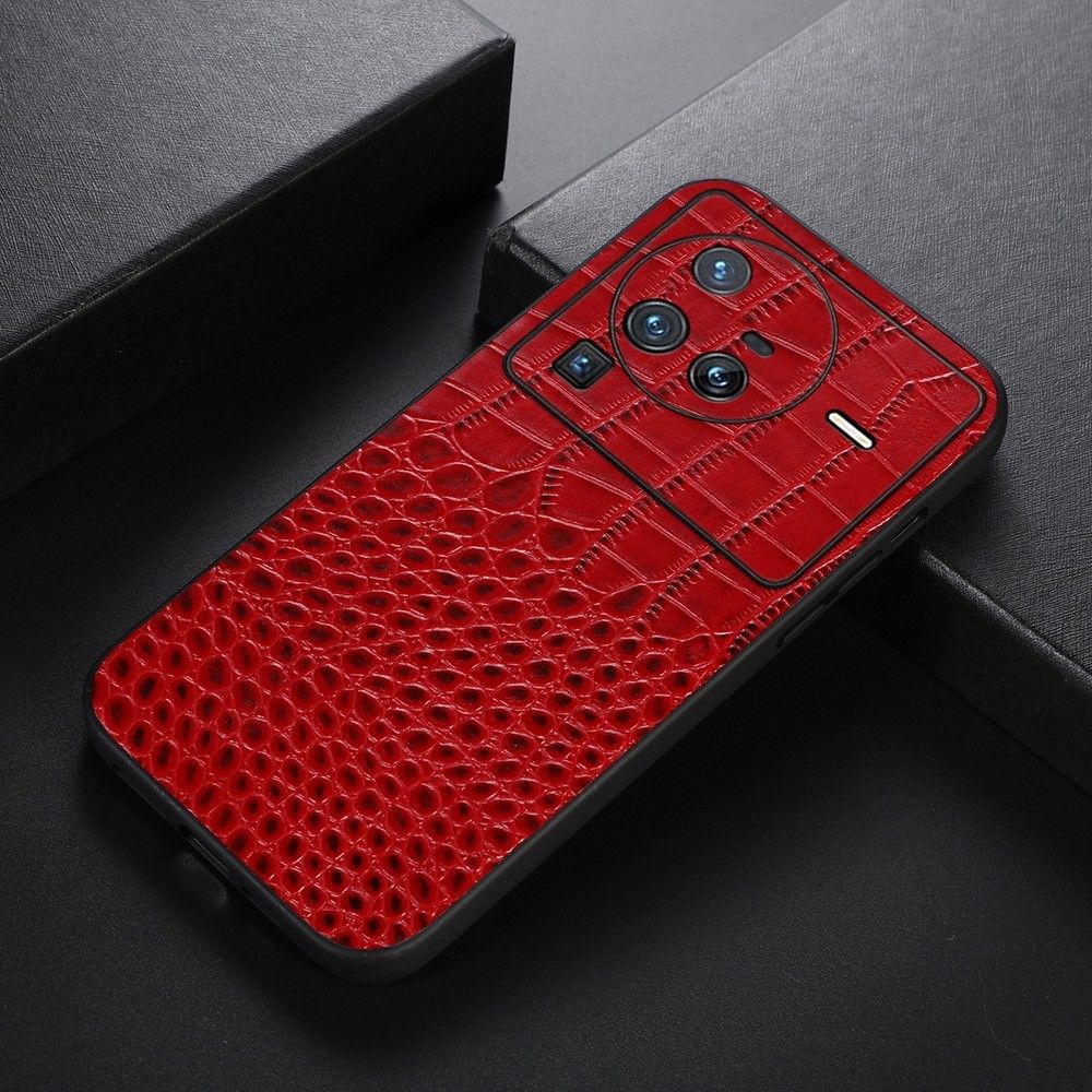 Mobilcover Vivo X80 Pro Colette Croc Effekt Læder