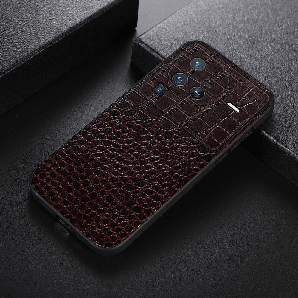 Mobilcover Vivo X80 Pro Colette Croc Effekt Læder