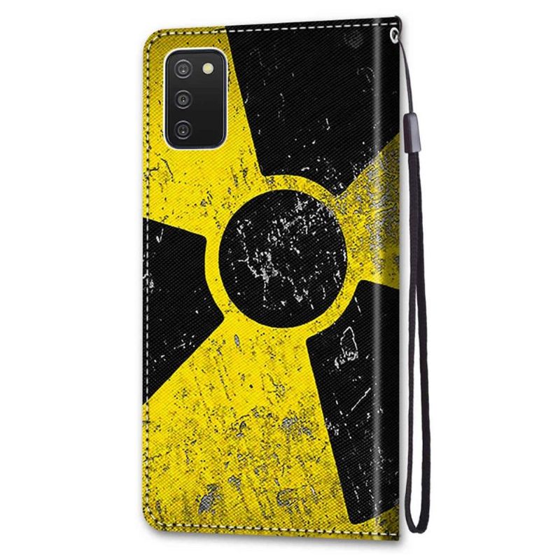 Flip Cover Samsung Galaxy A03s Anti-fald Radioaktivt Symbol