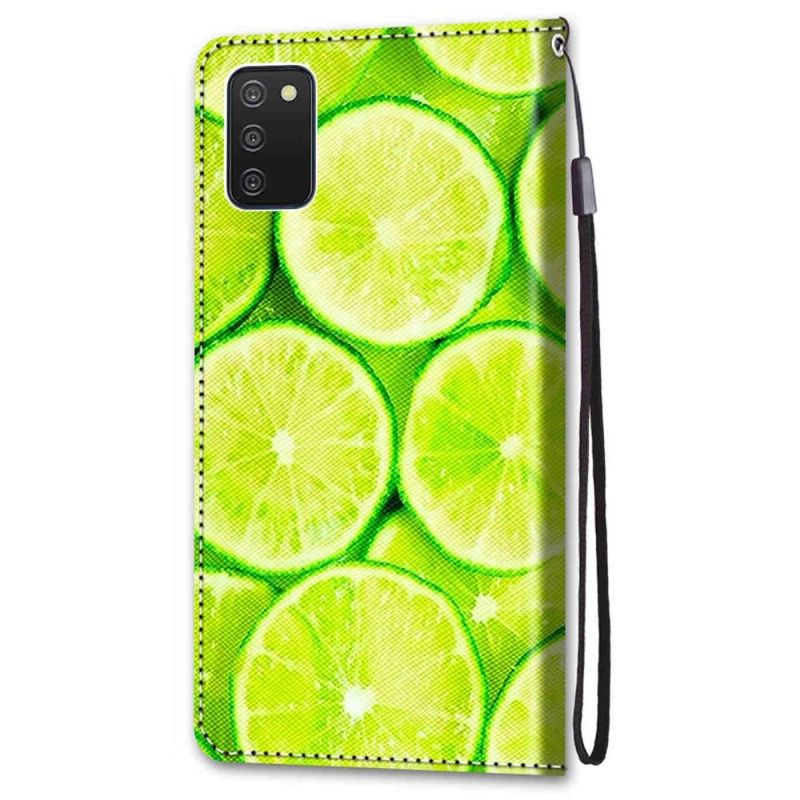 Flip Cover Samsung Galaxy A03s Citron