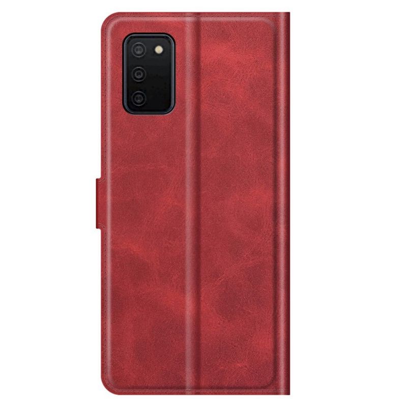 Flip Cover Samsung Galaxy A03s Hemming Punge Etui Læder