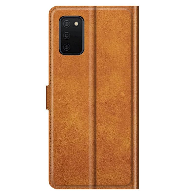 Flip Cover Samsung Galaxy A03s Hemming Punge Etui Læder