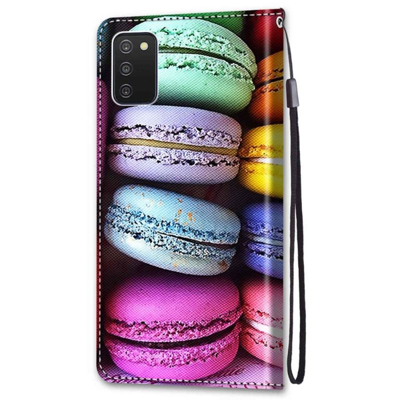 Flip Cover Samsung Galaxy A03s Macarons