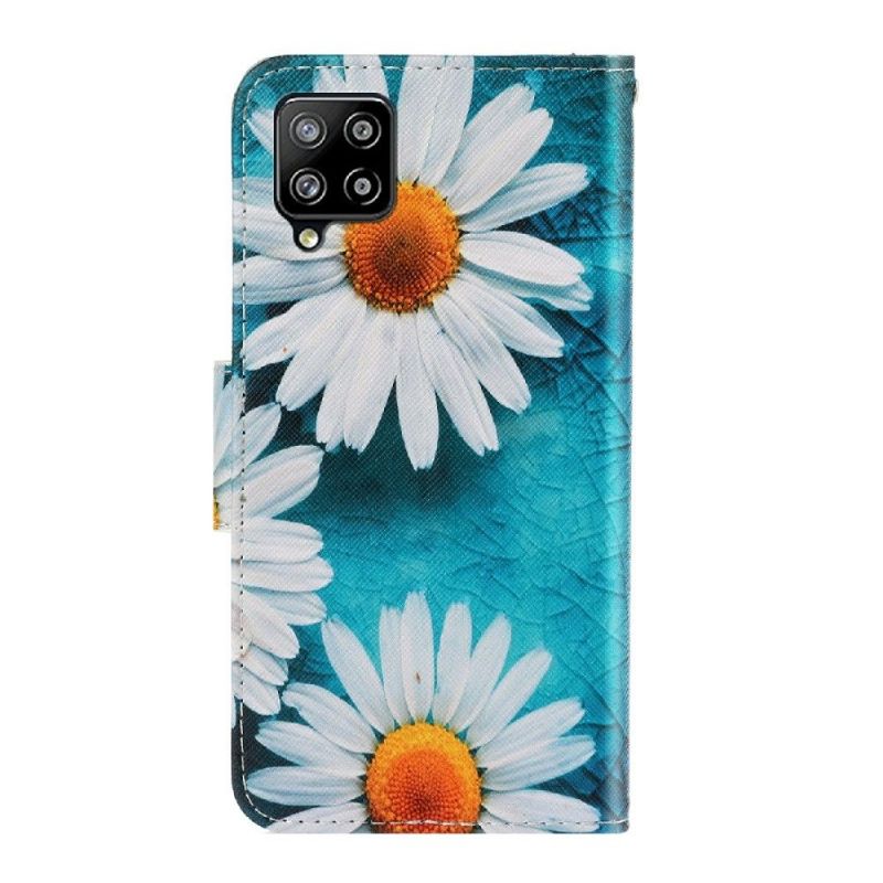 Flip Cover Samsung Galaxy A22 4G Anti-fald Daisy