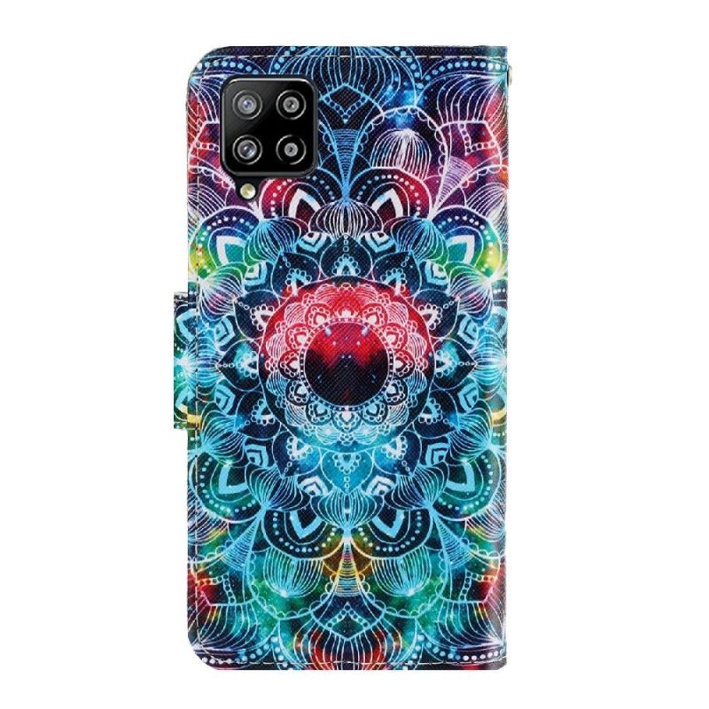 Flip Cover Samsung Galaxy A22 4G Farverig Mandala