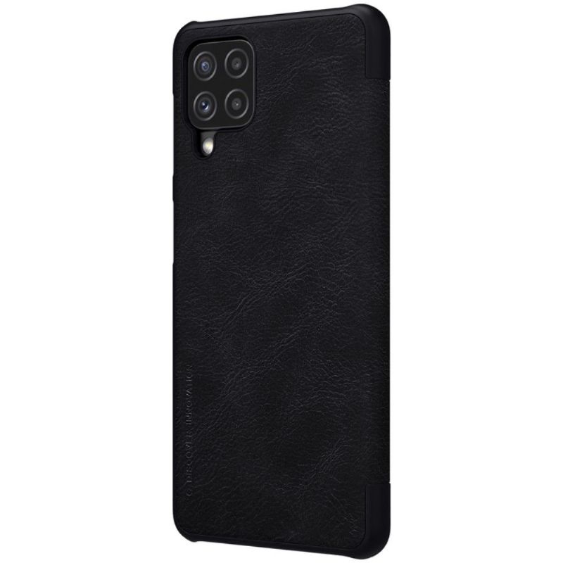 Flip Cover Samsung Galaxy A22 4G Qin Series Lædereffekt