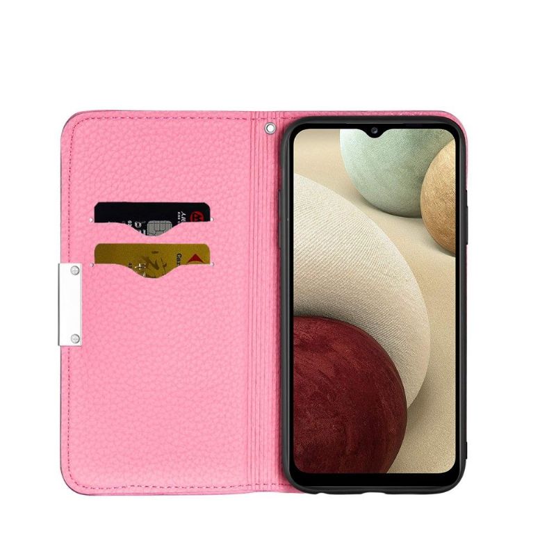 Læder Cover Samsung Galaxy A22 4G Original Flip Cover Kornet Faux Læder Flip