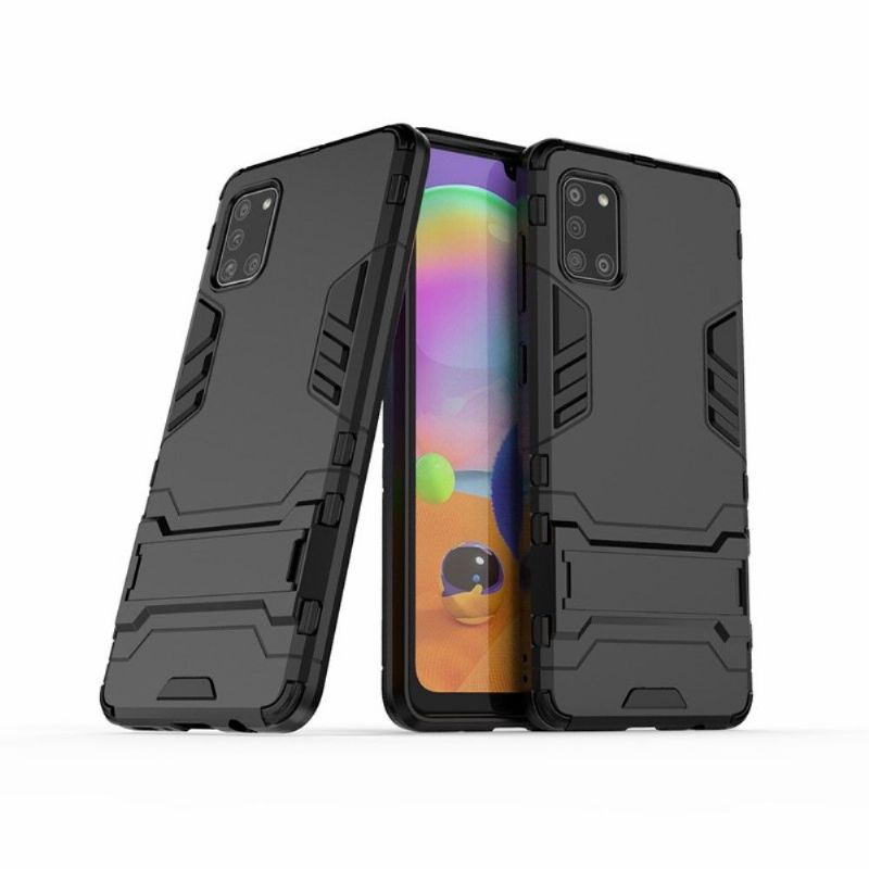 Cover Samsung Galaxy A31 Anti-fald Cool Guard Stødsikker Med Integreret Stativ