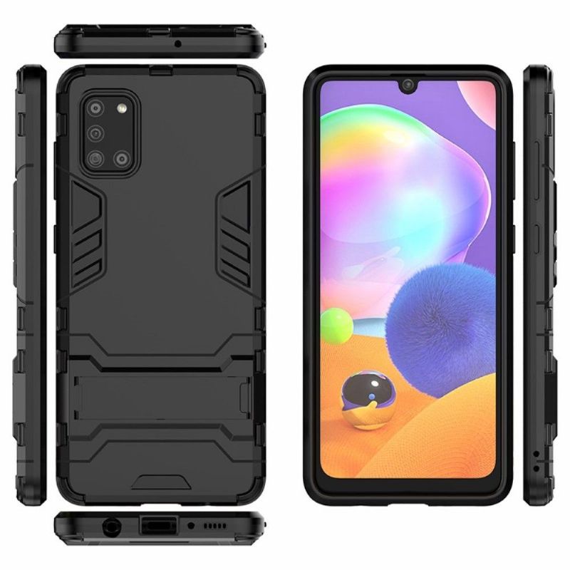 Cover Samsung Galaxy A31 Anti-fald Cool Guard Stødsikker Med Integreret Stativ