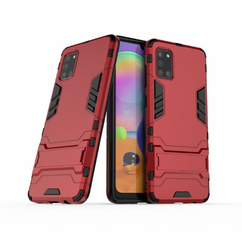 Cover Samsung Galaxy A31 Anti-fald Cool Guard Stødsikker Med Integreret Stativ