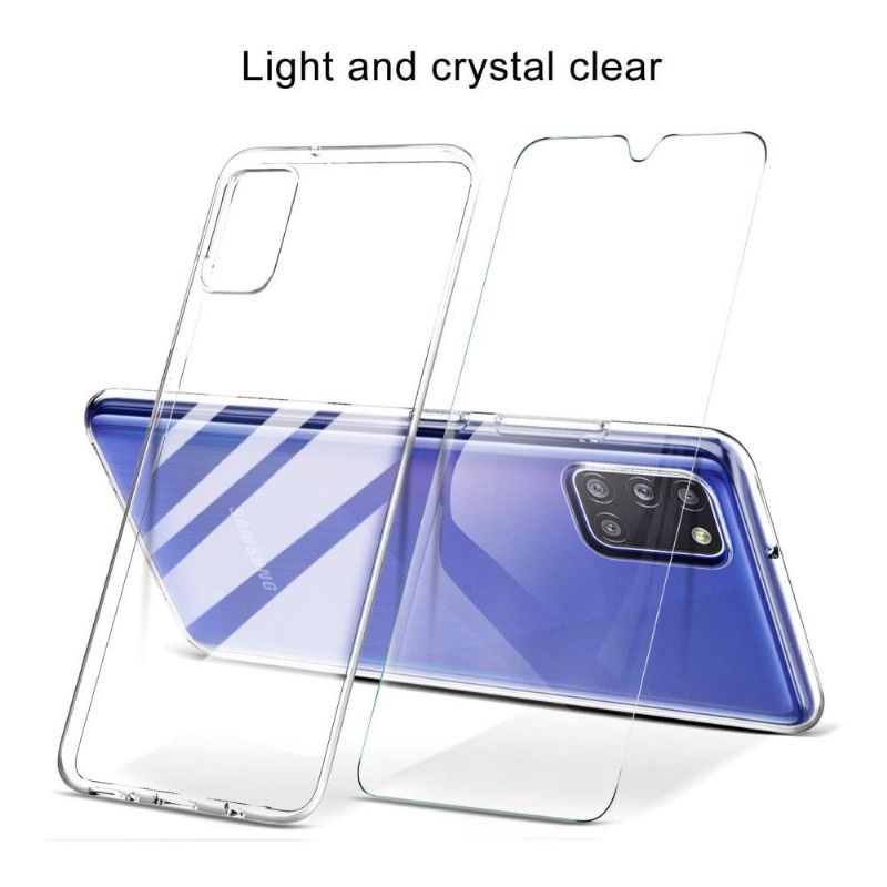 Etui + Hærdet Glas Beskyttelsesfilm Til Samsung Galaxy A31