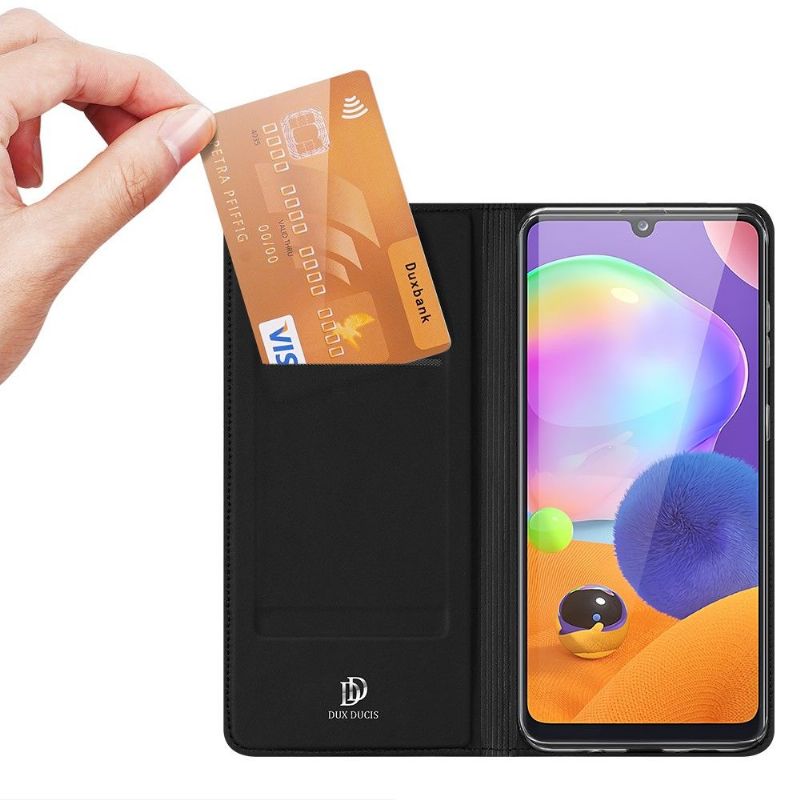 Etui Samsung Galaxy A31 Flip Cover Satineffekt