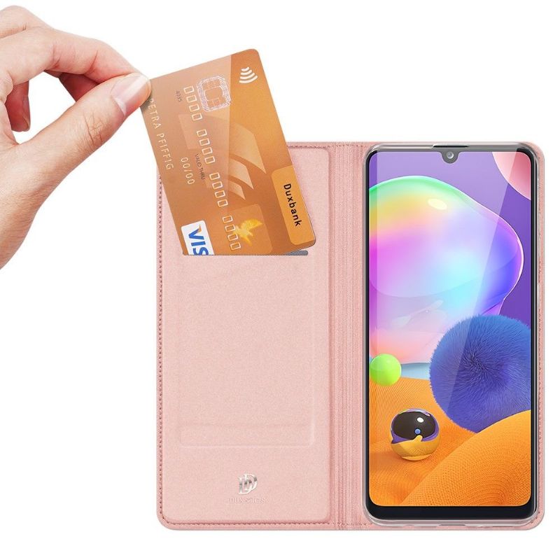 Etui Samsung Galaxy A31 Flip Cover Satineffekt