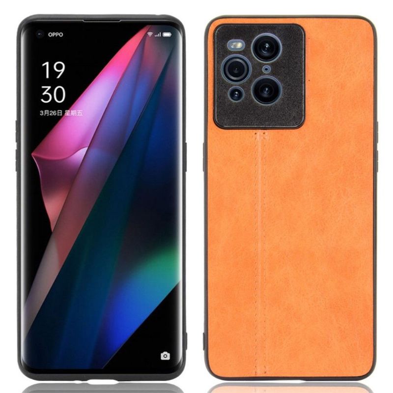 Cover Oppo Find X3 Pro Lædereffekt