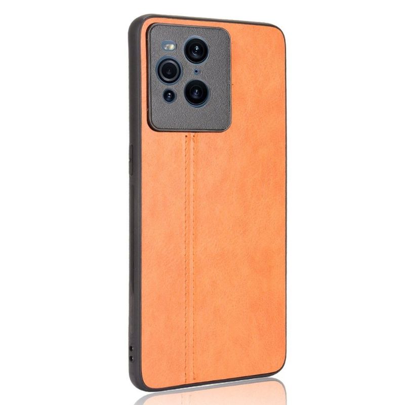 Cover Oppo Find X3 Pro Lædereffekt