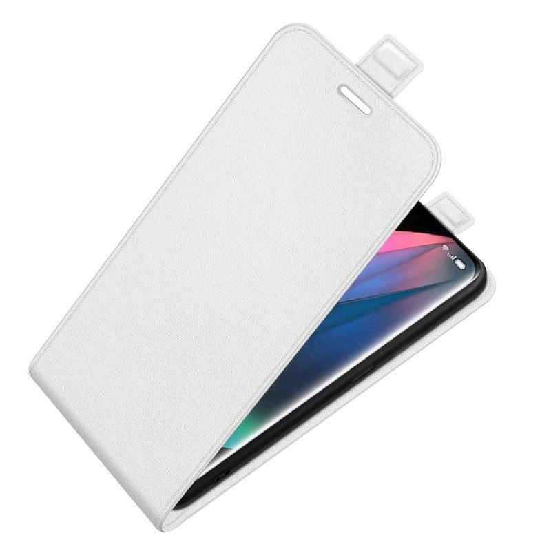 Flip Cover Oppo Find X3 Pro Læder Cover Lodret Kunstlæder