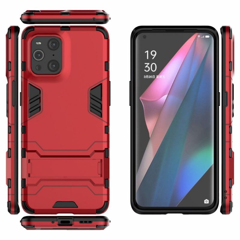 Mobilcover Oppo Find X3 Pro Cool Guard Med Integreret Stativ