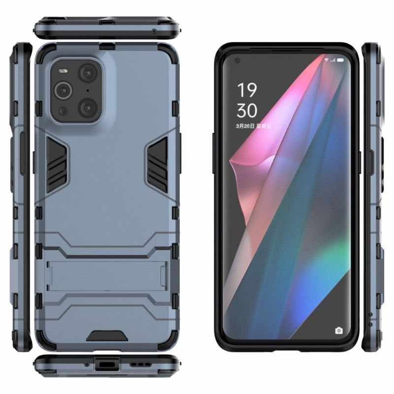 Mobilcover Oppo Find X3 Pro Cool Guard Med Integreret Stativ