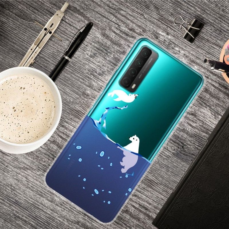 Cover Huawei P Smart 2021 Anti-fald Sæl Og Isbjørn