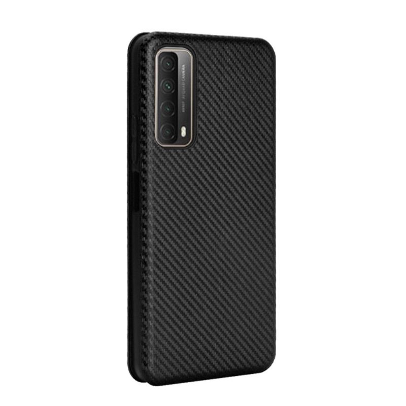 Flip Cover Huawei P Smart 2021 Carbon Fiber Style Kunstlæder