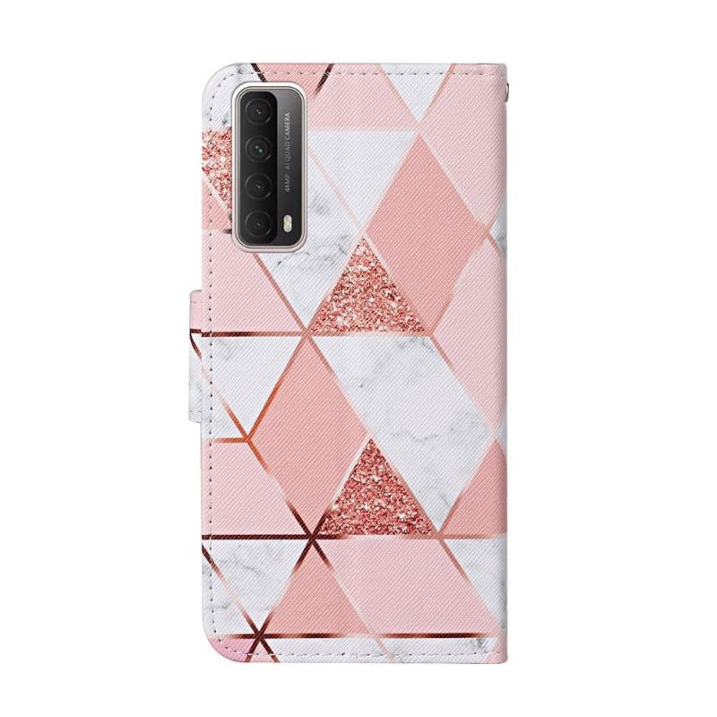 Flip Cover Huawei P Smart 2021 Chic Geometri