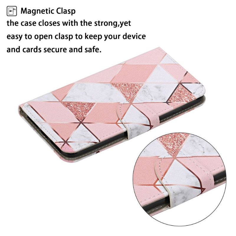 Flip Cover Huawei P Smart 2021 Chic Geometri