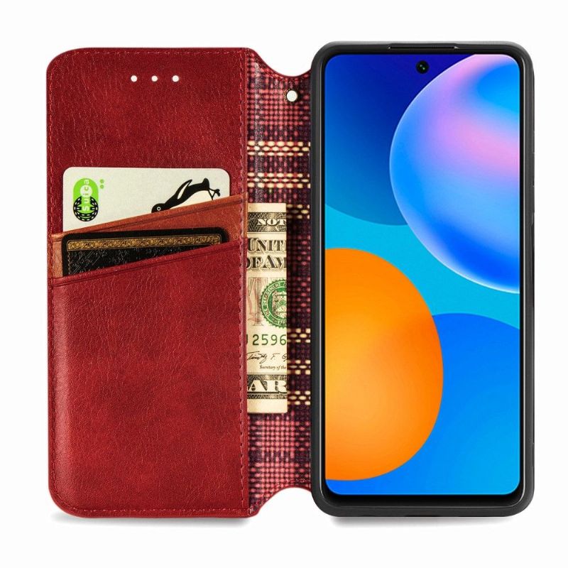 Flip Cover Huawei P Smart 2021 Kub Design Kortholder