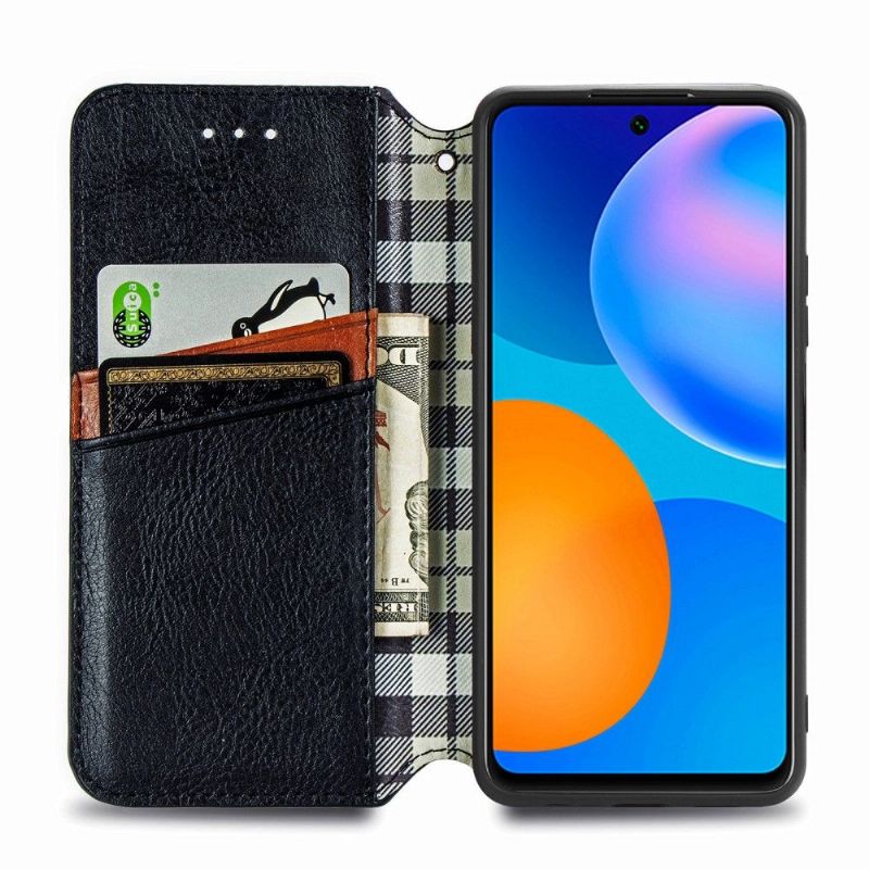 Flip Cover Huawei P Smart 2021 Kub Design Kortholder