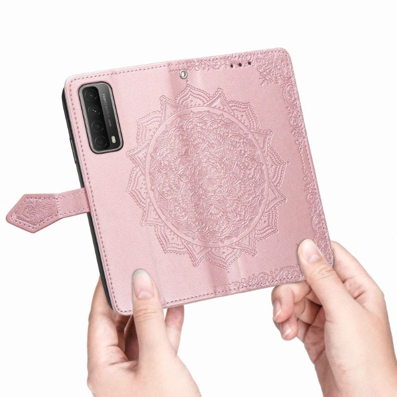 Flip Cover Huawei P Smart 2021 Mandala Kortholder