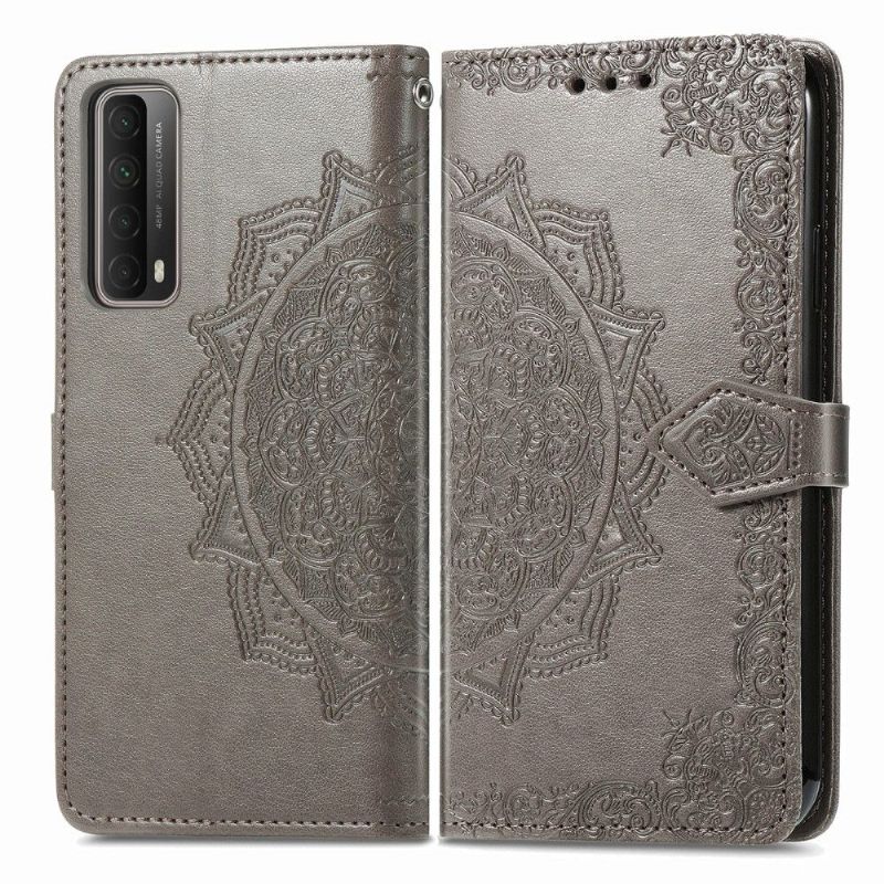 Flip Cover Huawei P Smart 2021 Mandala Kortholder