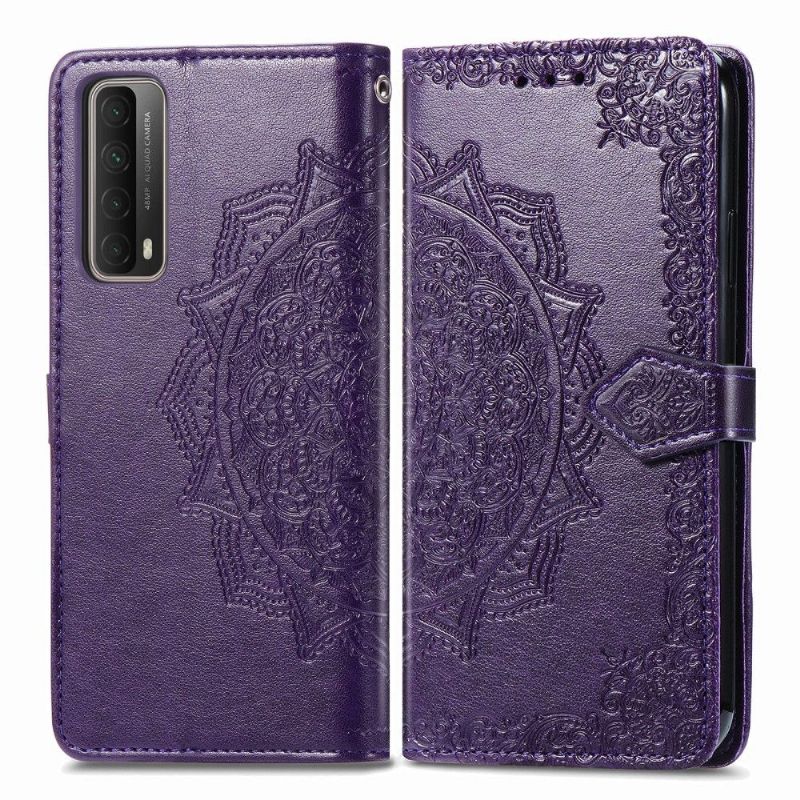 Flip Cover Huawei P Smart 2021 Mandala Kortholder