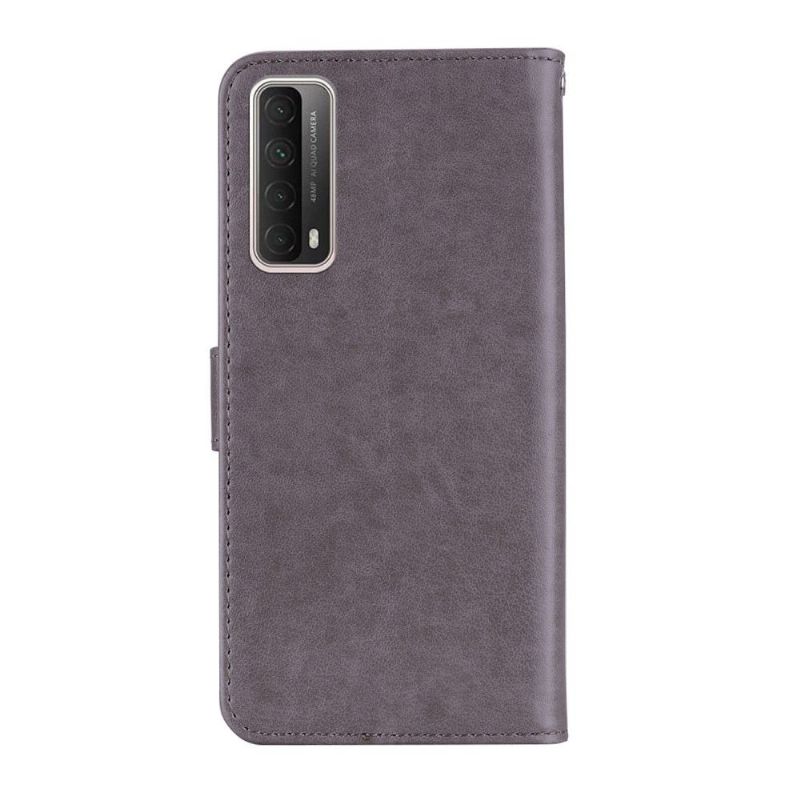 Flip Cover Huawei P Smart 2021 Præget Ugle