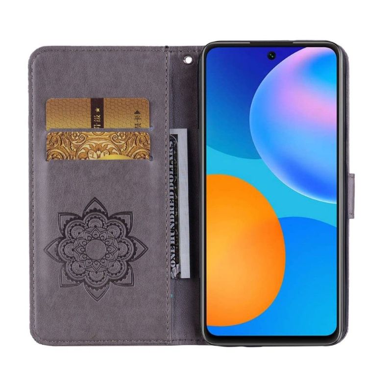 Flip Cover Huawei P Smart 2021 Præget Ugle