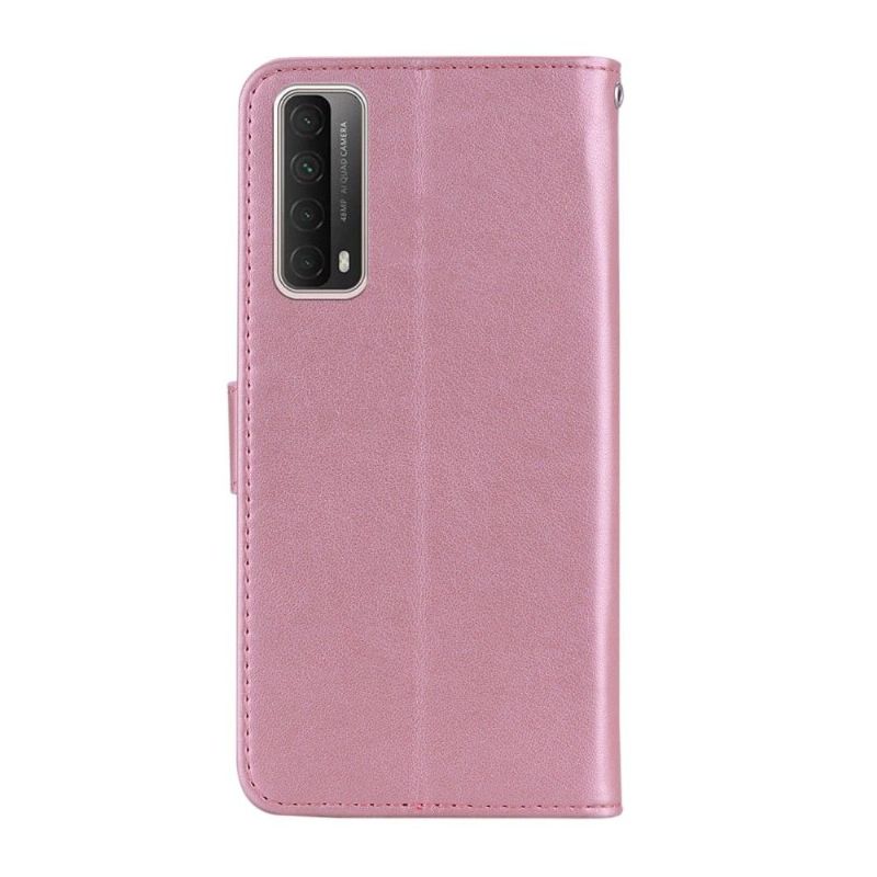 Flip Cover Huawei P Smart 2021 Præget Ugle