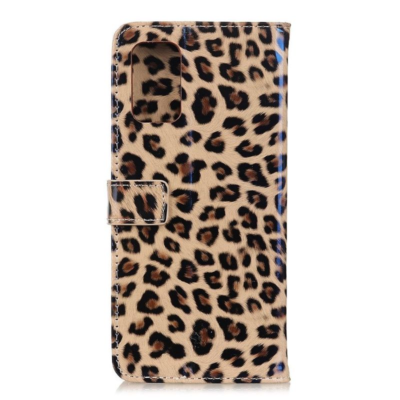 Læder Cover Huawei P Smart 2021 Leopard I Imiteret Læder