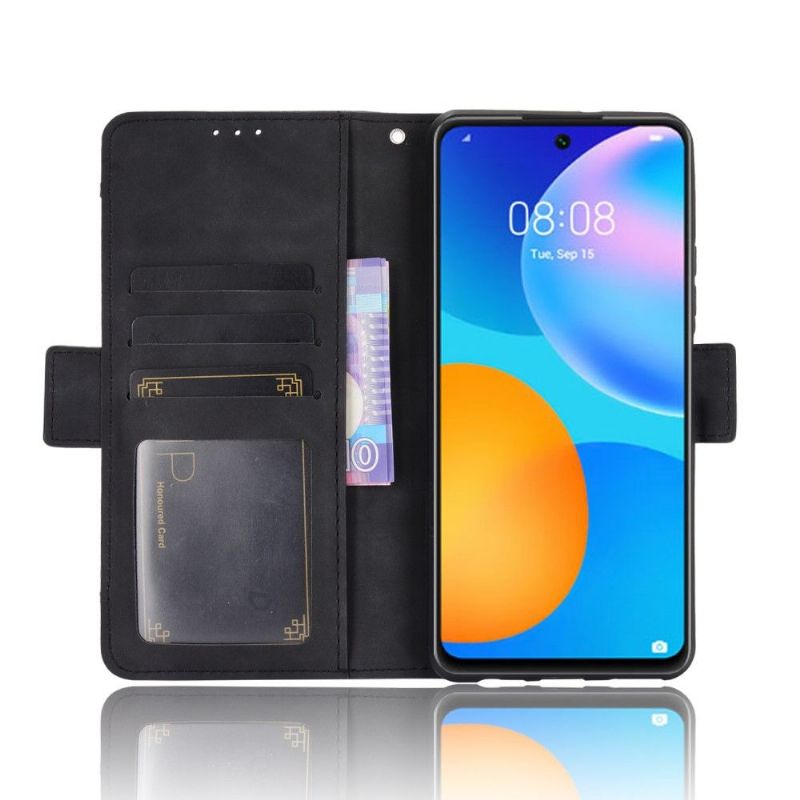 Læder Cover Huawei P Smart 2021 Original Premium Med Kortholder