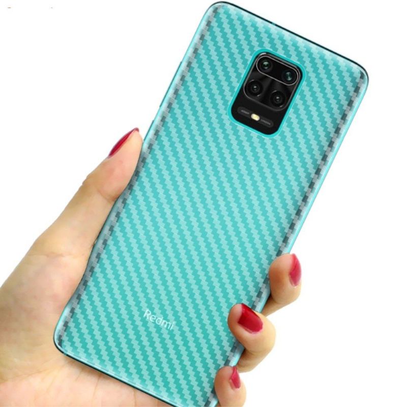 Carbon Bagfilm Til Xiaomi Redmi Note 9 Pro (2 Stk.)