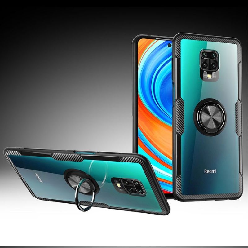 Cover Xiaomi Redmi Note 9S / Redmi Note 9 Pro Gennemsigtig Finger