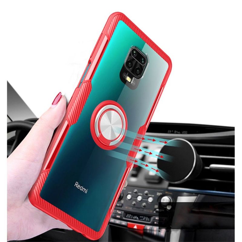 Cover Xiaomi Redmi Note 9S / Redmi Note 9 Pro Gennemsigtig Finger