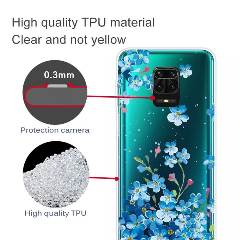 Cover Xiaomi Redmi Note 9S / Redmi Note 9 Pro Hemming Limoniumblomst