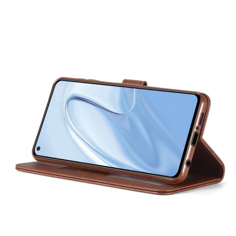 Etui Xiaomi Redmi Note 9S / Redmi Note 9 Pro Flip Cover Lædereffekt Lc.imeeke