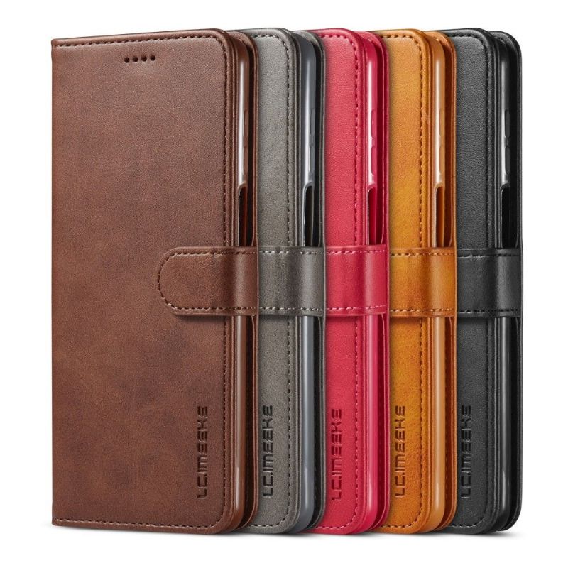 Etui Xiaomi Redmi Note 9S / Redmi Note 9 Pro Flip Cover Lædereffekt Lc.imeeke