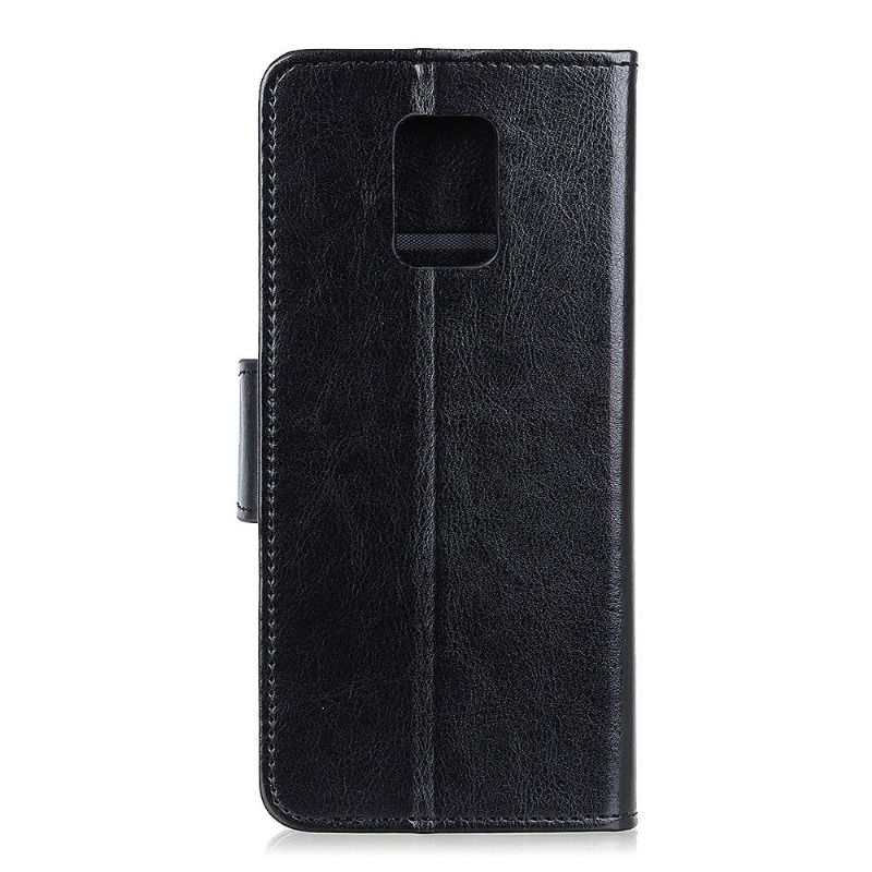 Etui Xiaomi Redmi Note 9S / Redmi Note 9 Pro Flip Cover Støttefunktion I Imiteret Læder