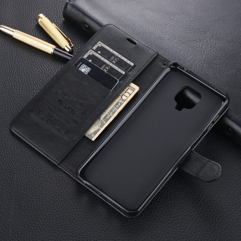 Flip Cover Xiaomi Redmi Note 9S / Redmi Note 9 Pro Azns Retro Lædereffekt