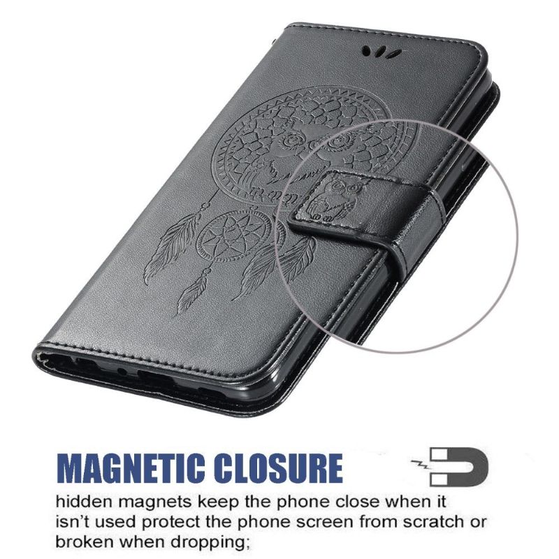 Flip Cover Xiaomi Redmi Note 9S / Redmi Note 9 Pro Drømmefanger Ugle