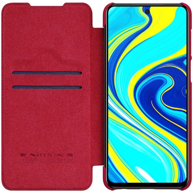 Flip Cover Xiaomi Redmi Note 9S / Redmi Note 9 Pro Hemming Nillkin Qin